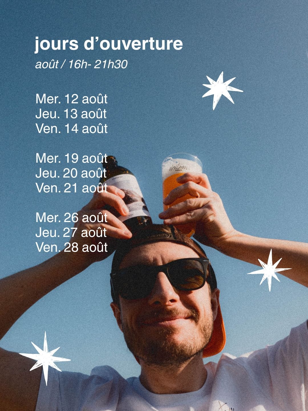 On se retrouve dans une semaine ! 😎

#guinguettetoulousaine #brasseurtoulousain #biereartisanale #brasseurcugnaux #weitam