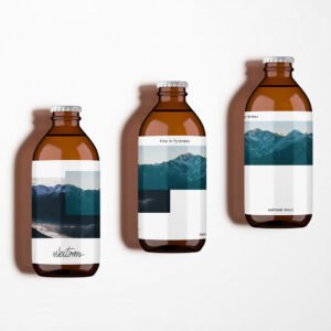 Bière noire oatmeal stout cardamome - hike in pyrenees